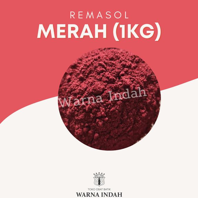 

PEWARNA BATIK / PEWARNA TEKSTIL REMASOL MERAH 1KG