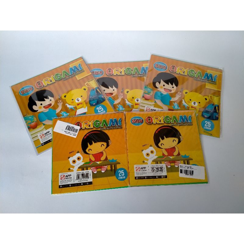 

kertas origami 12 x 12/kertas origami 14 x 14/origami satu sisi warna