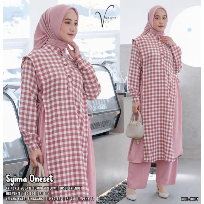 (NEW)SETELAN WANITA OOTD//SYIMA ONE SET BY VENTE