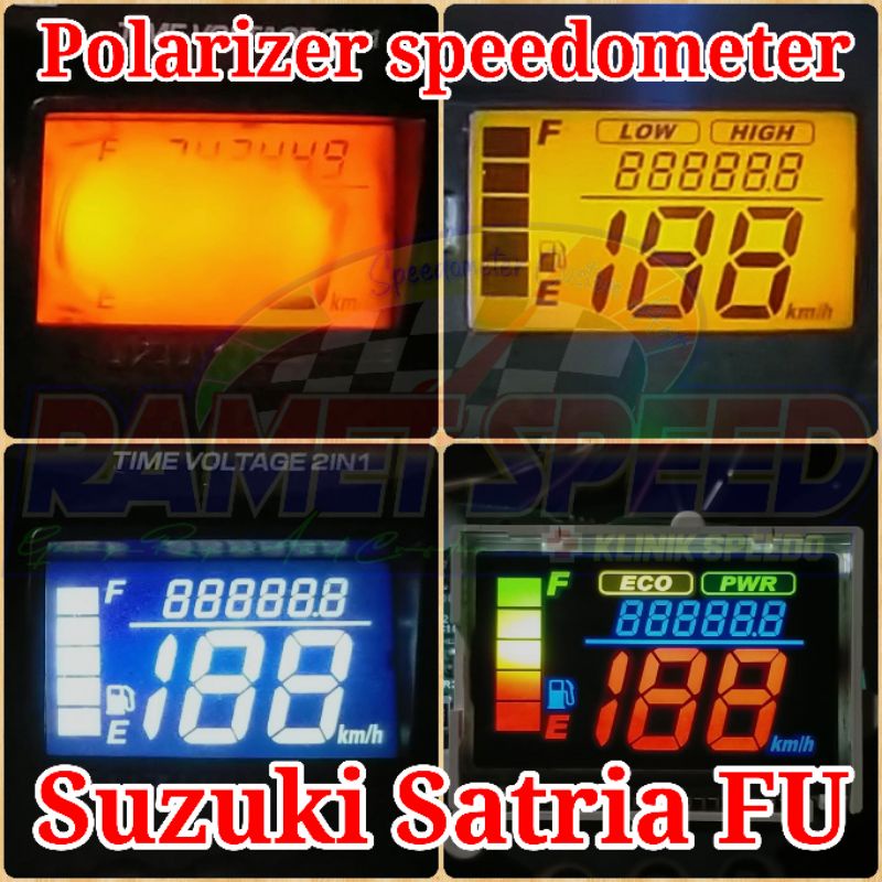Polarizer speedometer Suzuki Satria FU polaris speedometer satria fu polaris custom satria fu rare i