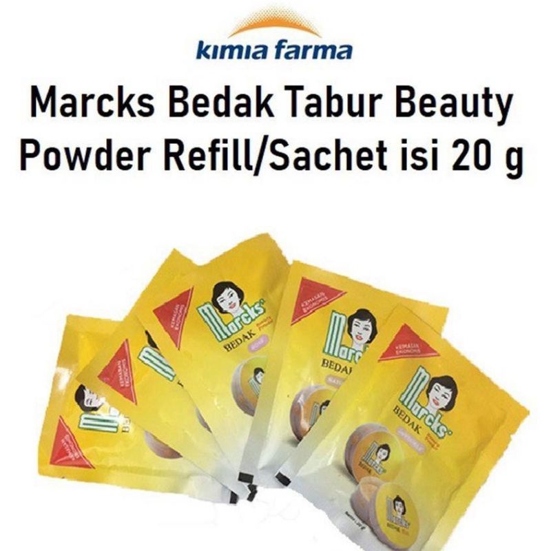Marcks Bedak Tabur Sachet (REFILL) - 20gr