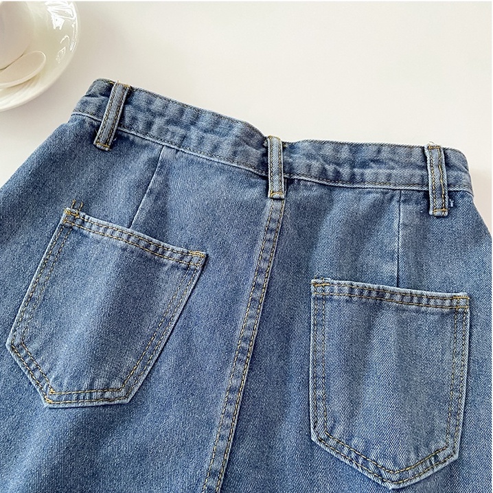 Celana Jeans Pendek Wanita Korea Longga/Kulot Jeans Pendek Hot Pants Jeans (realpict)