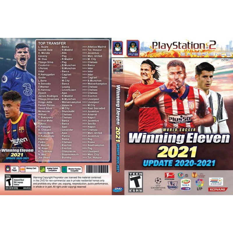 Kaset PS2 Game Winning Eleven 2022 Full Update (KOPAB)