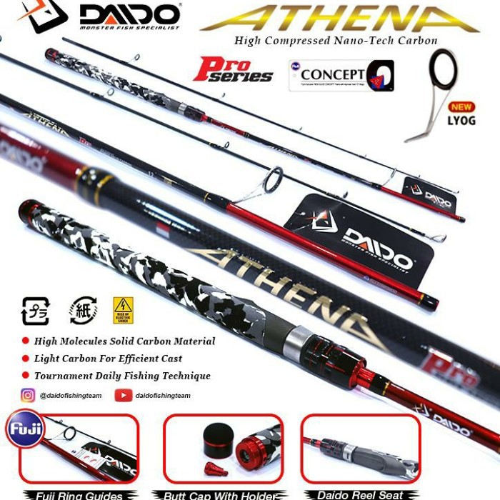 Joran daido athena pro series 180 cm/1,8m 17lbs fuji