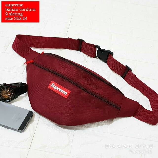 TAS WANITA BANDUNG WAISTBAG SUPREME CANDY CORDURA TERBARU