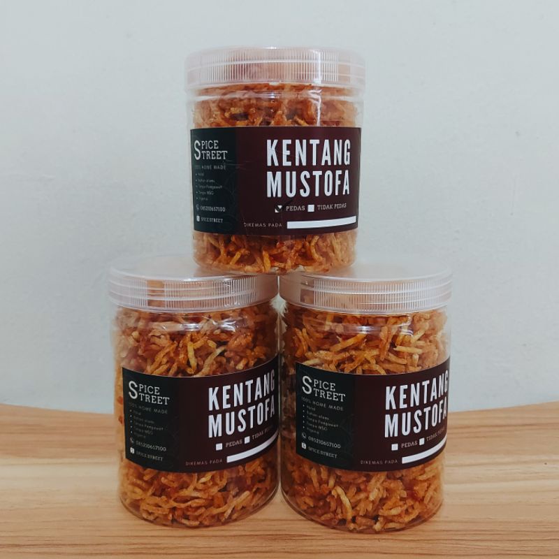 

[PO] Kentang Mustofa // HOME MADE TANPA KAPUR SIRIH // 180g/150g /250 pedas Manis
