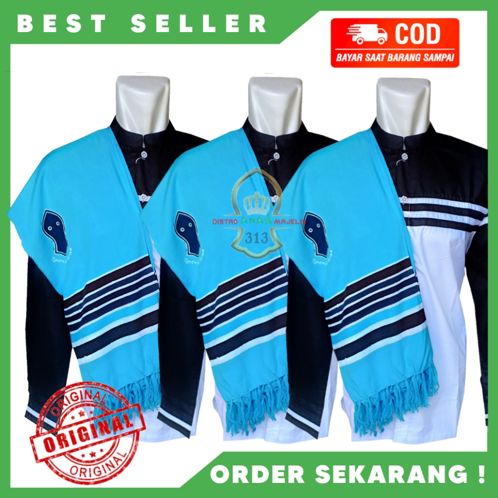 Sorban Habaib Biru Muda GRATIS ONGKIR / Sorban Terompah Arab BEST SELLER / Sorban Majelis Habib Syec