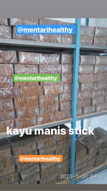 Organik Kayu Manis Batang 100gr / Organic Cinnamon Sticks 100gr