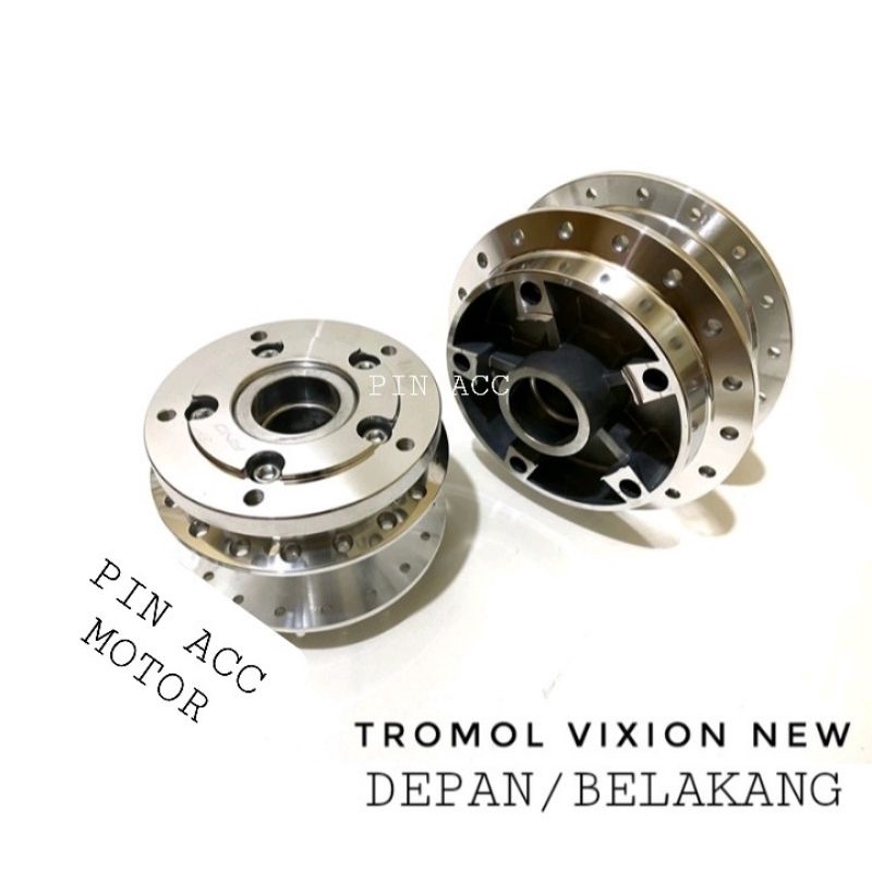 TROMOL SET DEPAN/BELAKANG VIXION NEW (PNP) CP CROME