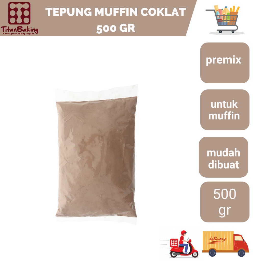 

Tepung Muffin Coklat 500 gr