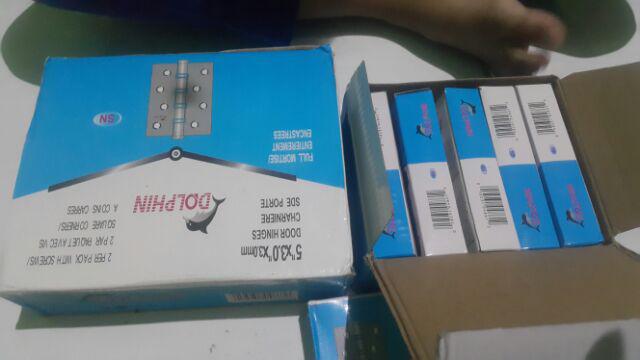 Engsel Pintu Jendela 5  Inch Putih Kuning Emas Chrome Stainless