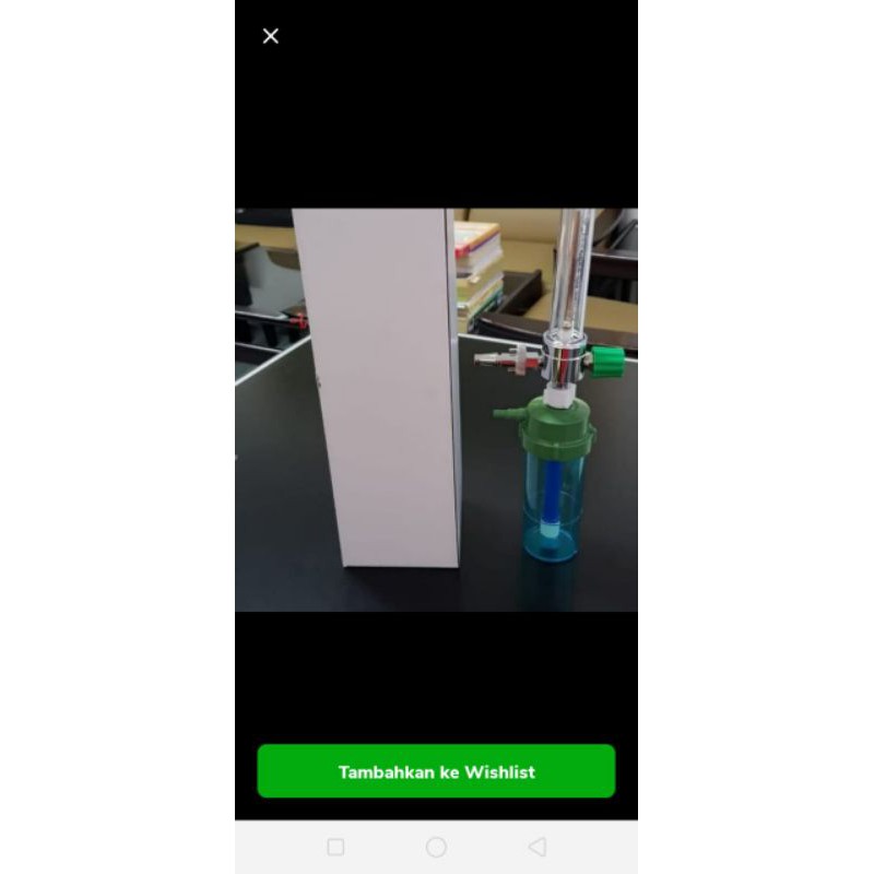 Regulator oksigen dinding