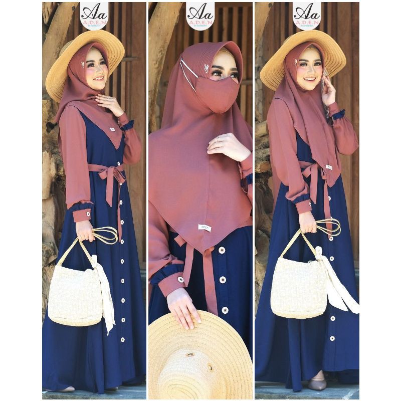 Maira Two Tone Original Aden hijab