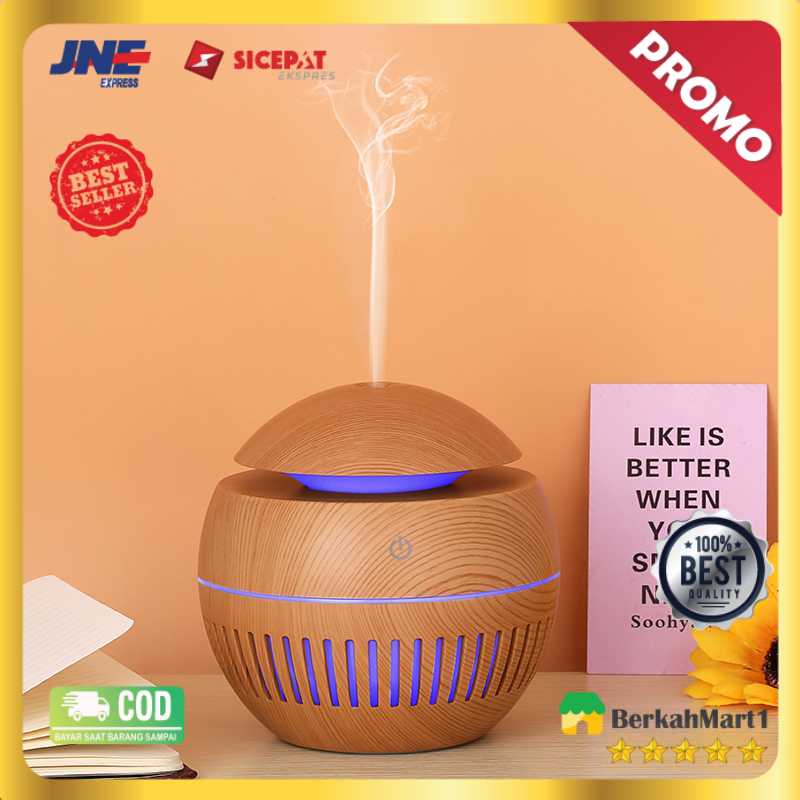 Taffware Air Humidifier Ultrasonic Aromatherapy Wood 130ml - KJR12