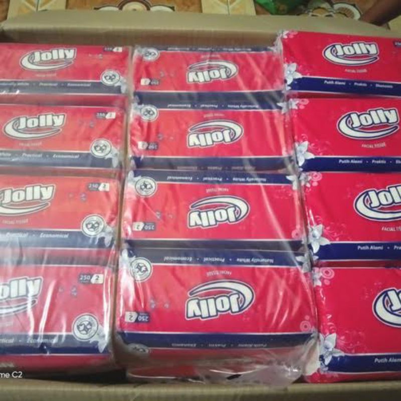 JOLY JOLLY 250SHEET 2FLY FACIAL MUKA WAJAH TERMURAH BANYAK TISU TISUE TISSU TISSUE TERMURAH BEST SELLER-7