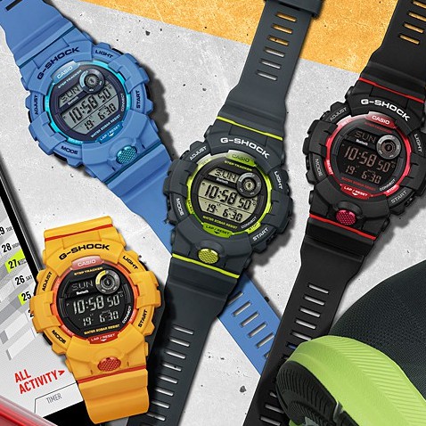 CASIO G SHOCK GBD-800-1DR GBD-800 VARIAN JAM PRIA ORIGINAL BERGARANSI RESMI