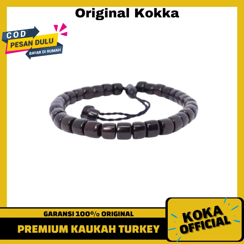 Gelang Tasbih Koka Motif Marjan 33 Butir | Gelang Kayu Kaokah Kaukah Kokkah Asli By Kokka Official