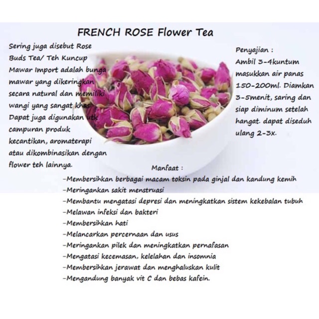 

French Rose Flower Tea