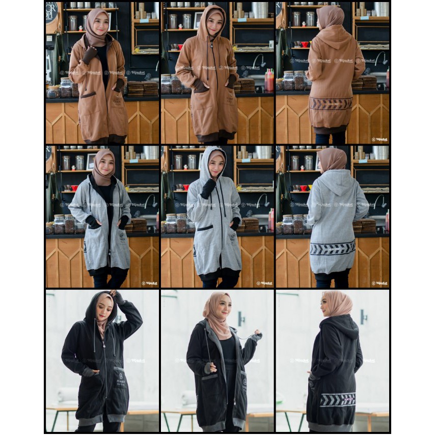 ⭐️GRATIS ONGKIR⭐️ HIJACKET YUKATA Jaket Wanita Muslimah-2