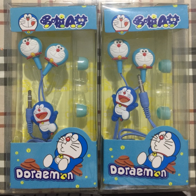 [ Cinicini ] Headset Doraemon Hellokitty RealPicture Headset Karakter Doraemon Hellokitty