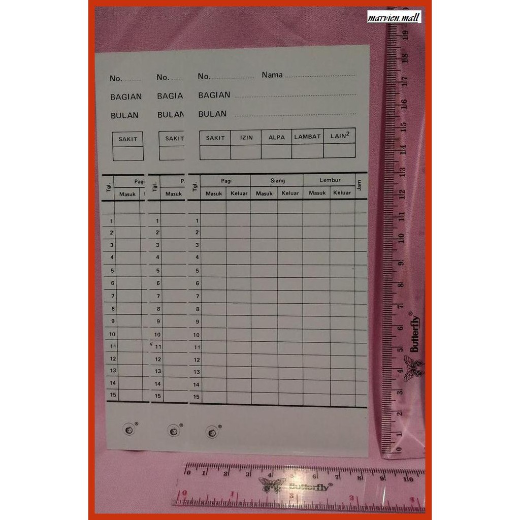 

buku-arsitek- kertas absen bahan tebal putih mengkilap ready stock 100 pcs -design.
