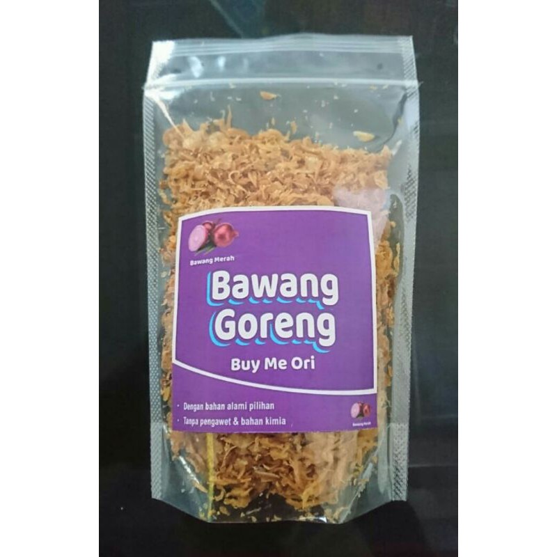 

BAWANG GORENG "KRIUK" MURNI Tanpa Tepung 100 gr