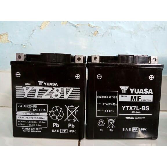 Aki motor Yamaha XMAX YTZ8V / GTZ8V YUASA AKI KERING