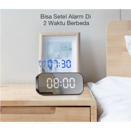 ACOME A5 SPEAKER BLUETOOTH 5.0 Jam Alarm LED Display Ultra Bass