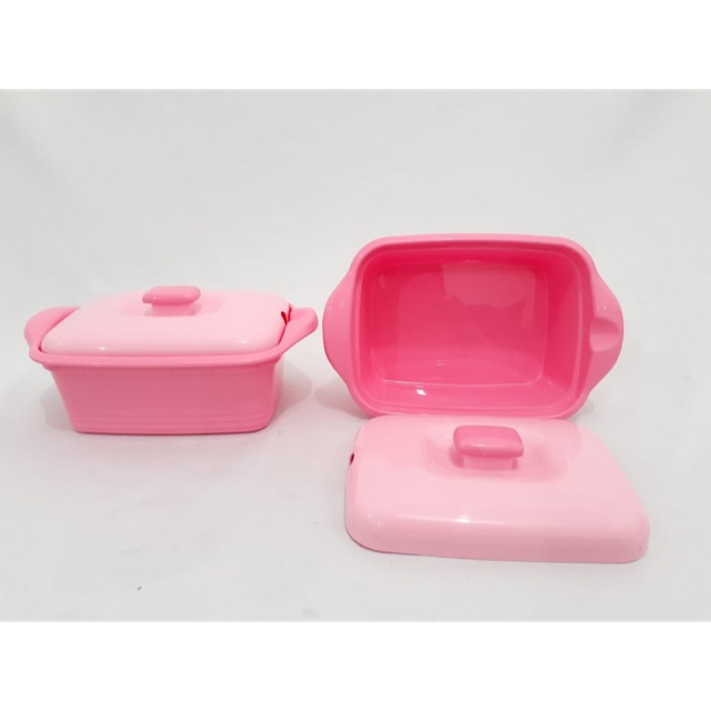 Wadah saji plastik golden lemon warna pink kecil ( BTSK176 )