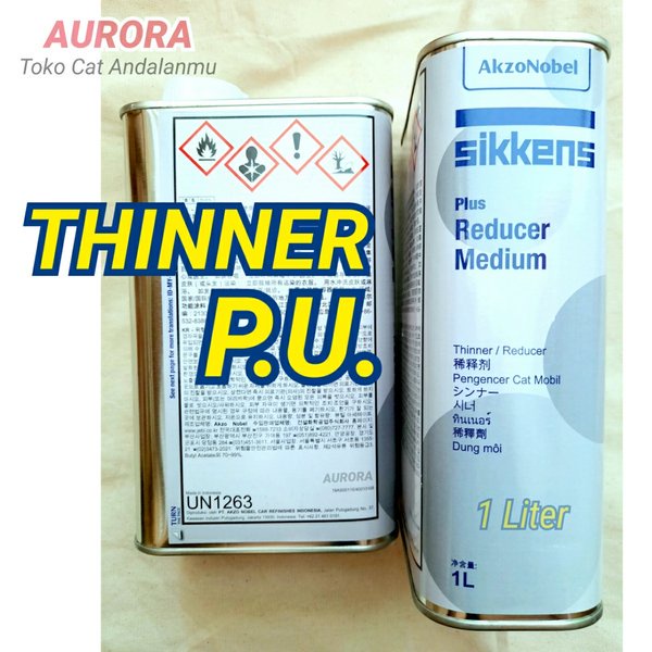 Tiner Sikkens Siken Reducer Medium Thinner PU Thiner Tinner Akzonobel Aksonobel Reduser Pengencer