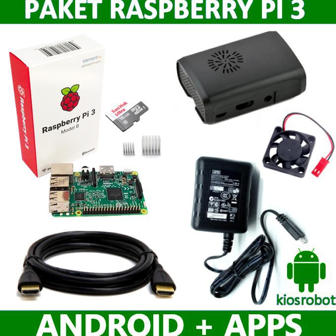 Paket Raspberry Pi 3 dengan OS Android
