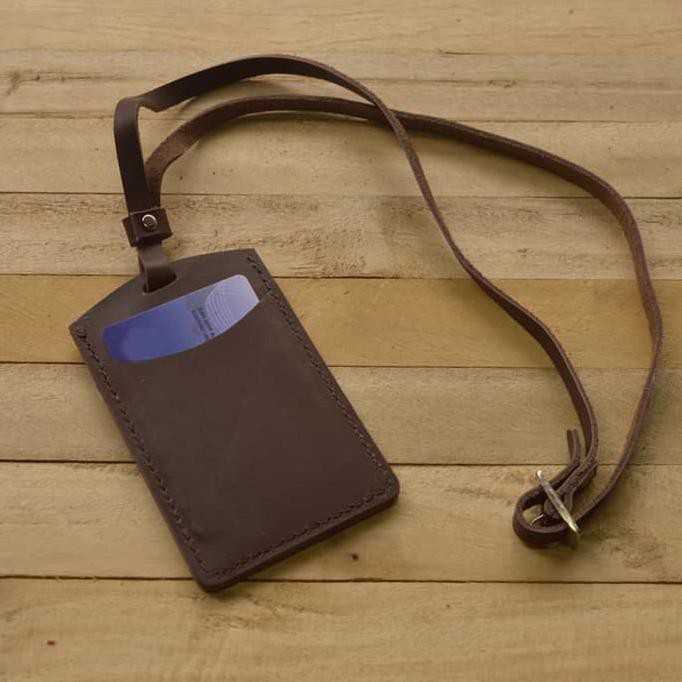 

Jual Gantungan Id Card Kulit Asli Warna Coklat| Id Card Holder Phid017 Original