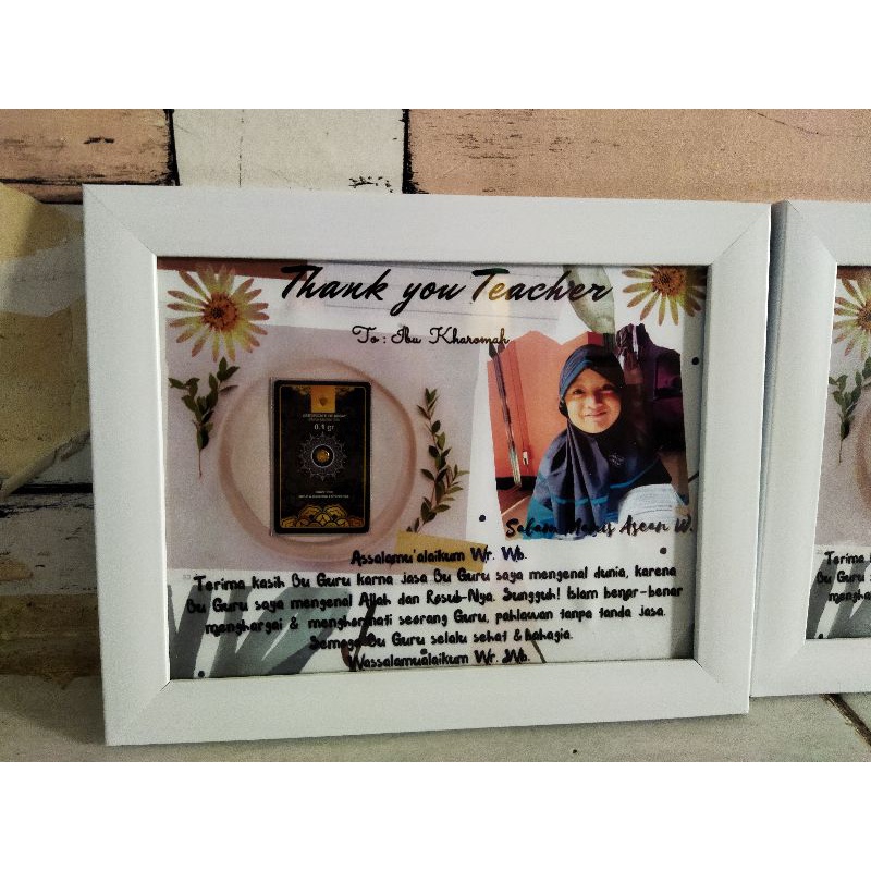 paket Hamper / paket gift / frame 2 D minigold / kado / gift