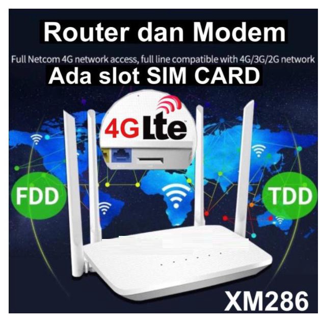 Wifi Wireless Router 4G Lte Cpe Smartcom Lx600 300Mbps With Slot Sim