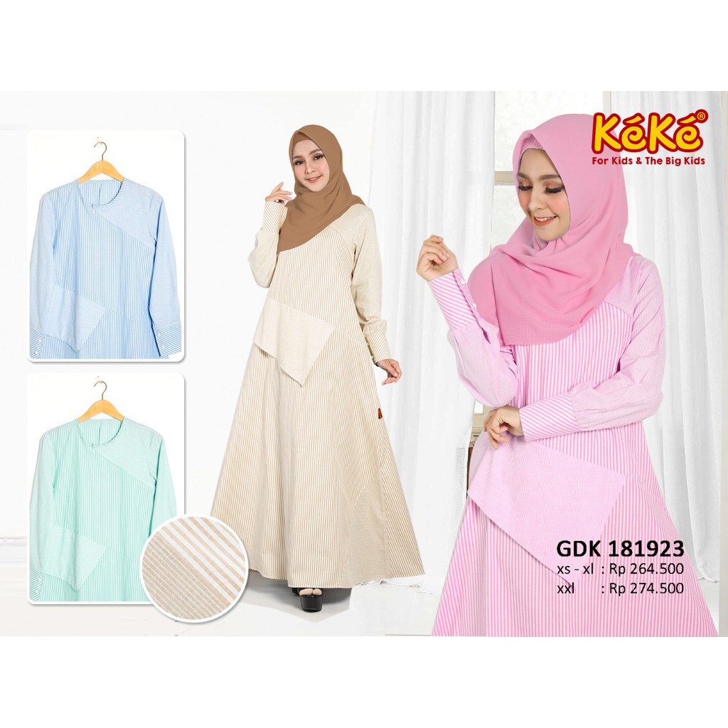 Busana_Keke ~ Terbaru Gamis Dewasa GDK 181923 By KeKe