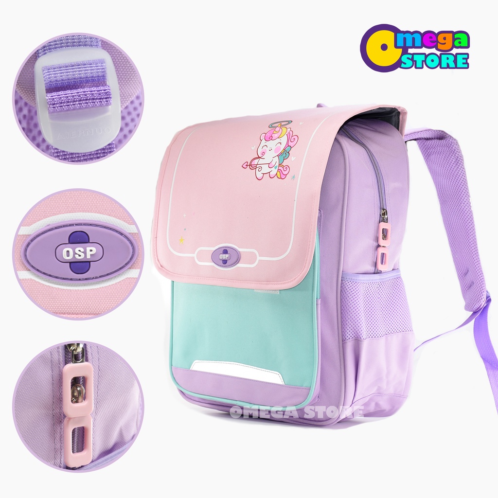 [O&amp;S] Tas Anak Sekolah TK SD SMP Wanita Pria Karakter Backpack Best Quaility-OS197