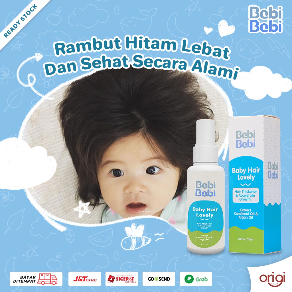 Penumbuh dan Penebal Rambut Bayi By Bebi Bebi Hair Lovely