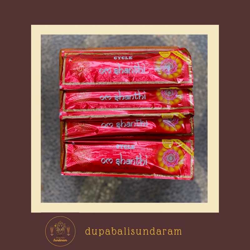 Dupa Wangi Om Shanti Cycle 1 Pouch