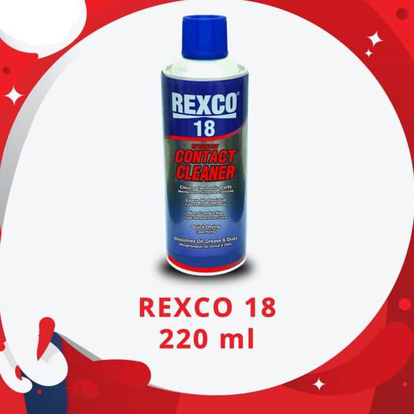 Rexco 18 Contact Cleaner Pembersih Elektrik &amp; Elektronik 220 mL REXCO 18 Specialist CONTACT CLEANER