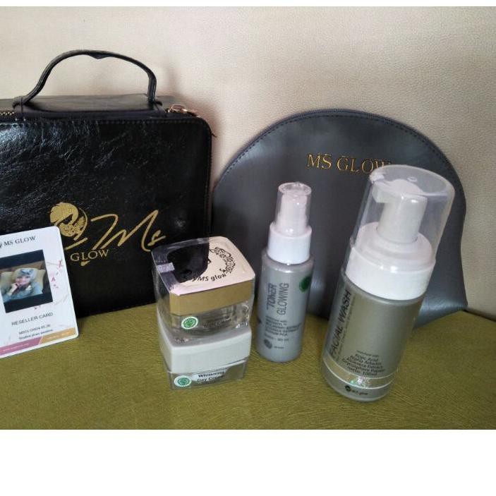 Model Baru Ms Glow Original Paket Wajah Free Makeup Box Cantik Qlt Shopee Indonesia