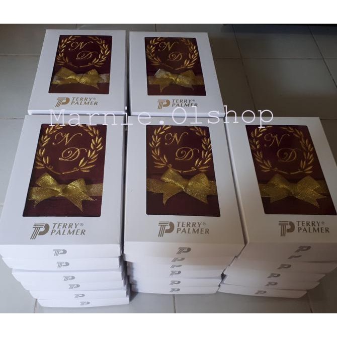 

[COD] souvenir handuk terry palmer travel dengan bordir dan box [COD]