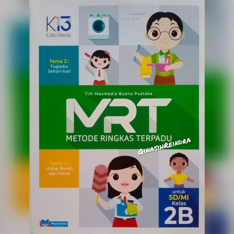 Buku MRT 2B SD/Mi kelas 2 K13 Semester 1