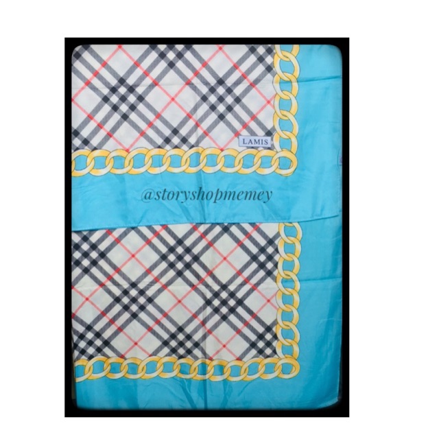 Jilbab segiempat satin lamiz