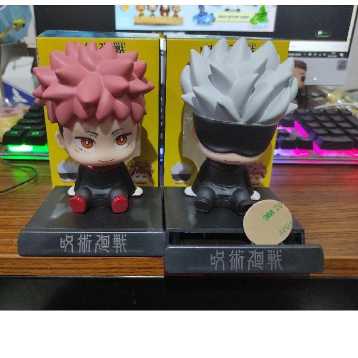 Bobble Head Kepala Goyang Jujutsu Kaisen Pajangan Dashboard Mobil Gojo