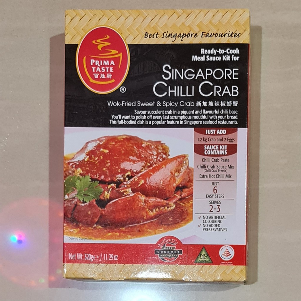 Bumbu Prima Taste Sauce Kit Singapore Chilli Crab / Saus Kepiting 320 Gram