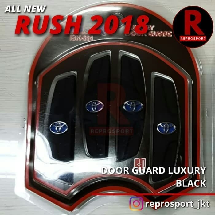 Rush 2018 Door Guard Pelindung Sisi Pintu Mobil Black