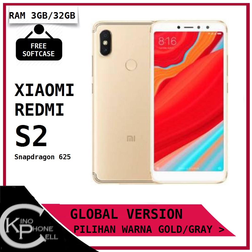 Xiaomi Redmi S2 32GB 3GB RAM 3/32 GB SNAPDRAGON 6 2 5 Octa 8 Core 7 Garansi