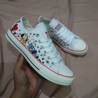  SEPATU  CONVERSE  X BT21 KARAKTER  GRADE ORIGINAL 36 40 