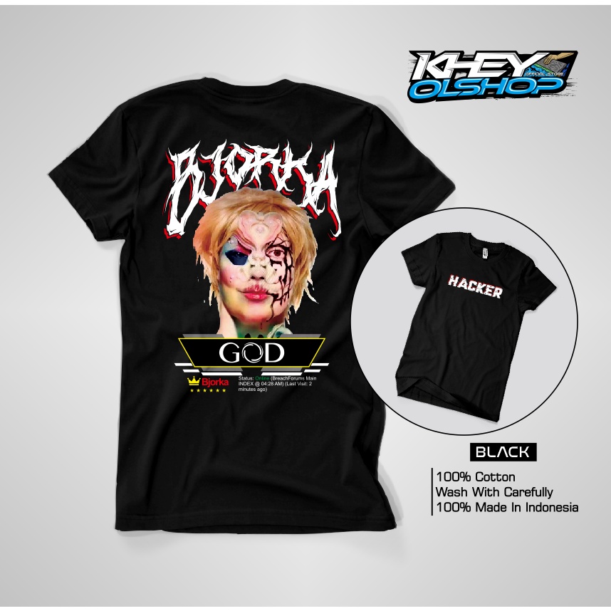 KAOS BAJU TSHIRT HACKER BJORKA KAOS VIRAL TERLARIS - KHEYOLSHOP