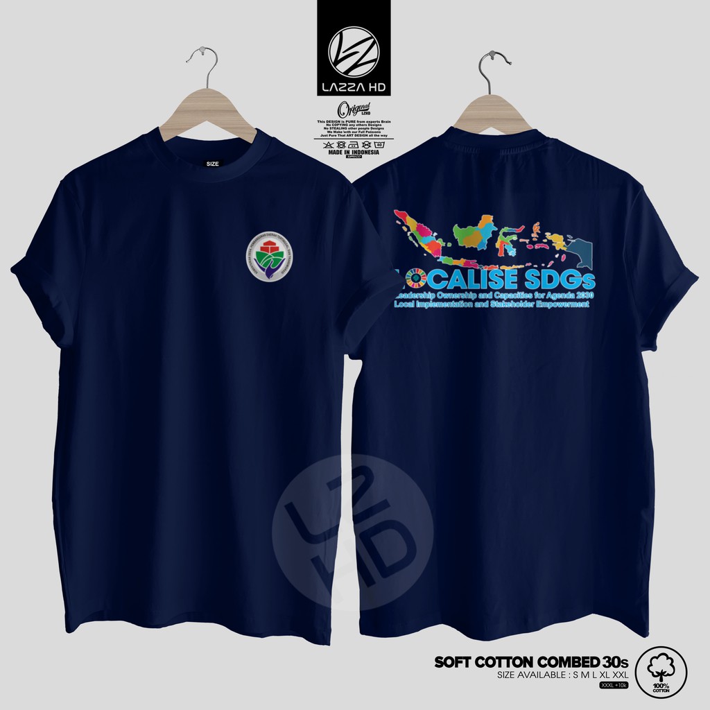 Kaos Baju Distro Kemendes sdgs desa Terbaru Terlaris Lazza HD